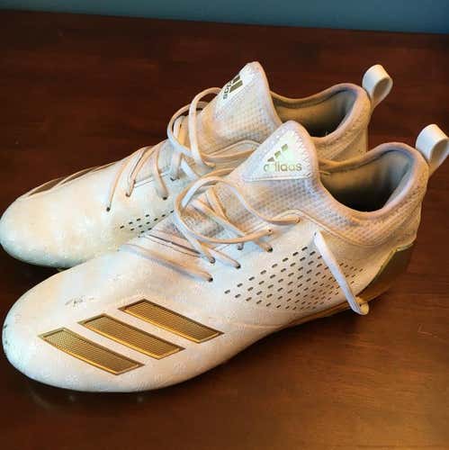 Gold Adidas Adimoji Cleats