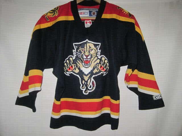 Florida Panthers CCM hockey jersey kids boys Youth S/M blue