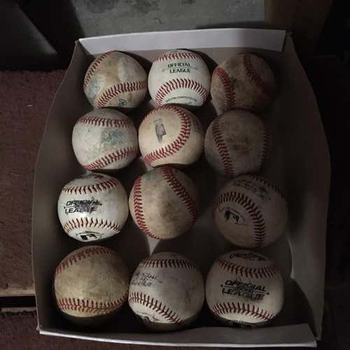 Dozen Used Baseballs