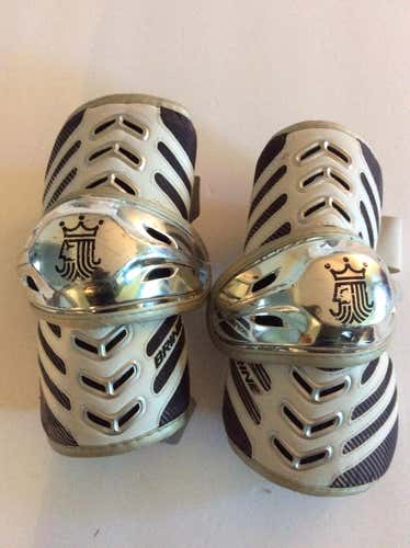 Youth arm Pads Silver White Brine