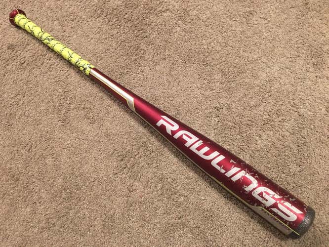 Rawlings VELO Hybrid BBCOR Baseball Bat ~ 33/30 w/ New Camo Lizard Skins Grip