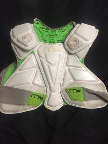 White Maverik M3 Shoulder Pads