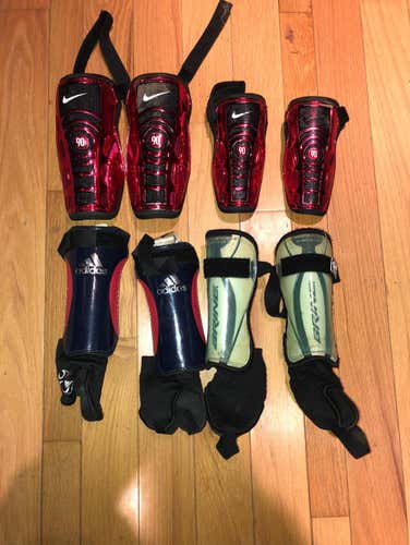 4 Pairs Of Shin Guards