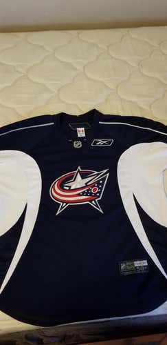 Reebok Authentic prostock Columbus blue jackets