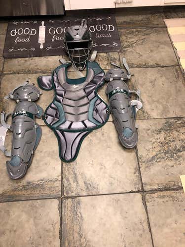 New All Star System 7 Catcher's Protective Gear Intermediate