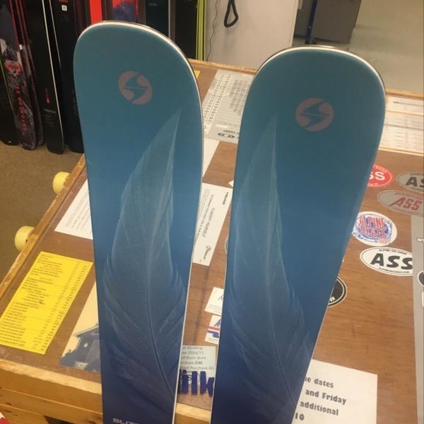 Ladies Blizzard Black Pearl 98 Demo Skis 166 Cm With Marker Squire Demo Bindings
