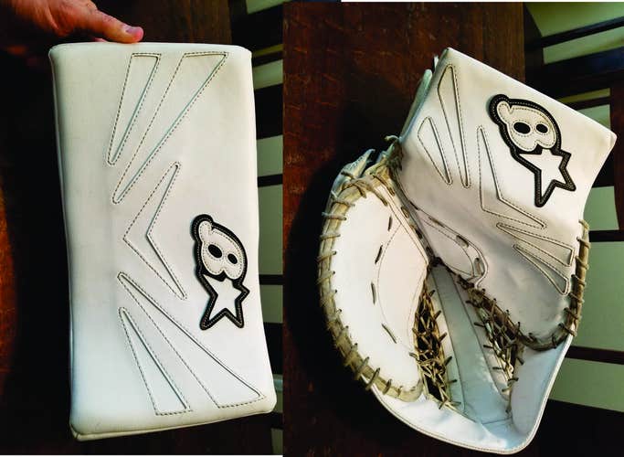 Brian's Netzero Intermediate Goalie Blocker and Goalie Glove Regular bundle