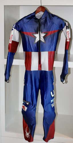 NEW 2018 US Ski Team World Cup Suit (Padded, Large)