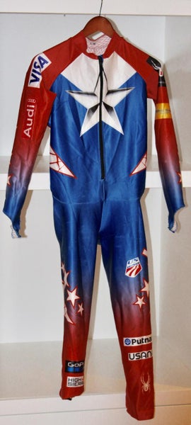 Captain America US Ski Team World Cup DH Suit (L) - Worn 3 times