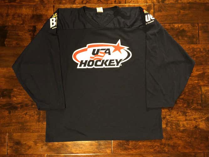 AK Labatt Blue USA Hockey Practice Jersey Navy Sz XL