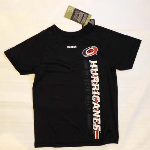 New Reebok Play Dry Carolina Hurricanes Youth Training Shirt Medium