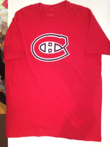 Wright & Ditson Men's NHL Montreal Canadians Vintage Wash Tee T-shirt Red XL