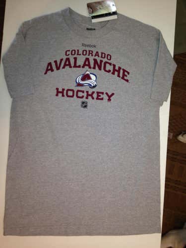 Reebok Men's NHL Colorado Avalanche Tee T-shirt Gray X-Large