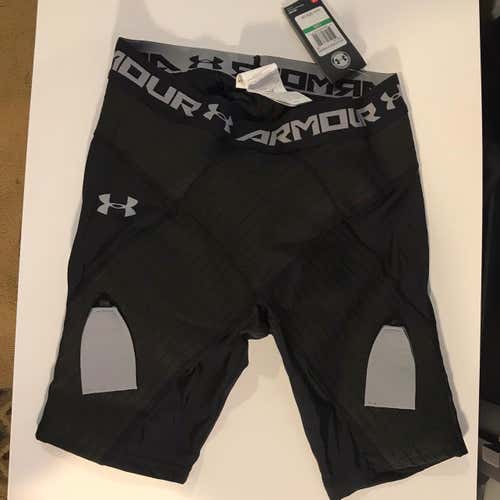 UA Under Armour Hockey Coreshort Pro w/ Cup Men’s Hockey Jock Shorts Large NEW