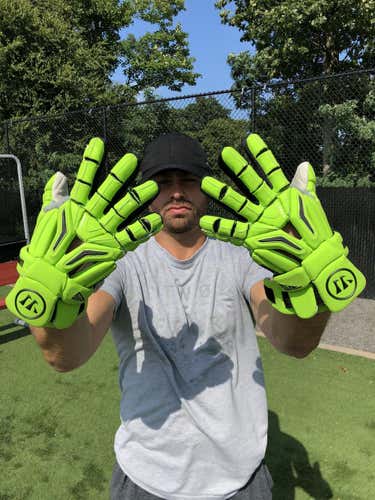 2018 Rob Pannell- New York Lizards Warrior Gloves