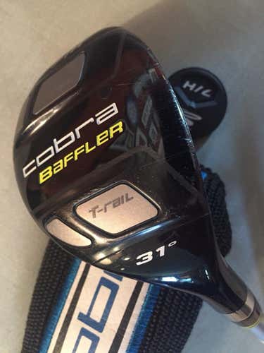 Cobra Baffler T-Rail 7 Hybrid 7|H 31* Stiff Tour AD Shaft w HC *Excellent* RARE