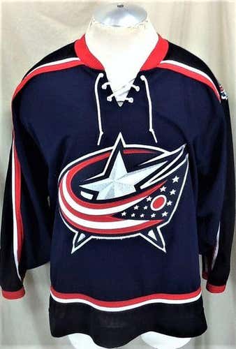 KOHO VINTAGE COLUMBUS BLUE JACKETS (MEDIUM) NHL HOCKEY KNIT JERSEY