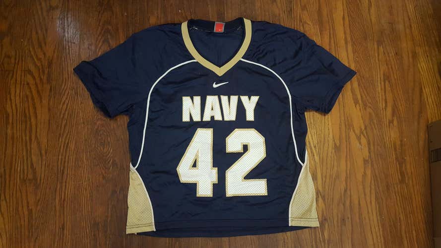 Like New Nike Naval Academy Replica Jersey - Size Large
