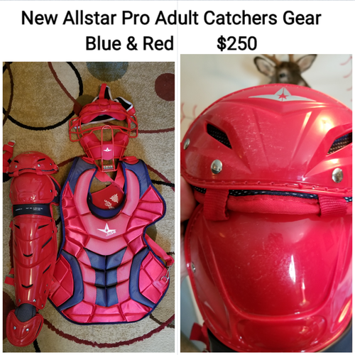 Brand New Red and Navy  S7 All Star Catchers Gear Set
