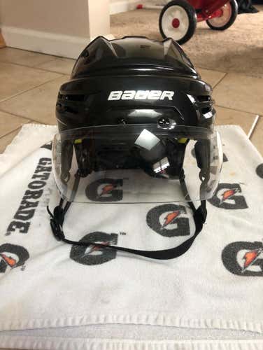 Bauer IMS 9.0 Black Size Large With Pro Stock Bauer Visor