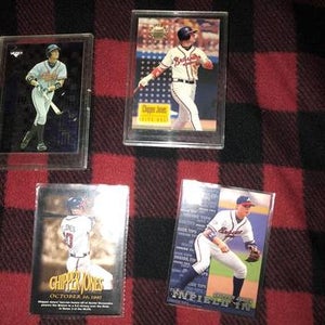 Kept Protected Rare Chipper Jones Cards