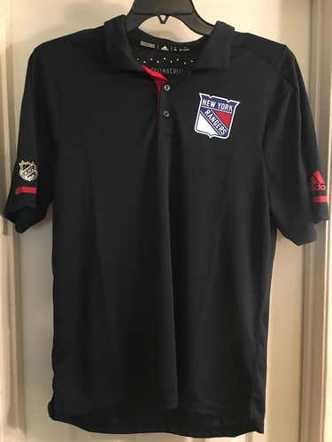 New Adidas Climachill New York Rangers Pro Locker Room Polo Shirt