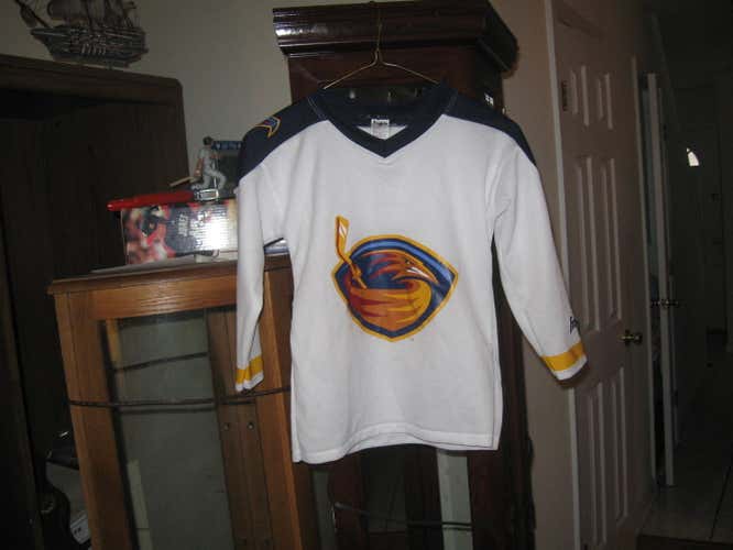 ATLANTA THRASHERS YOUTH REEBOK ROAD   JERSEY(M) RARE!