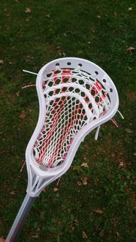 Lacrosse Head Hand Strung w/ STX Semi-Soft Mesh & USA Made Strings