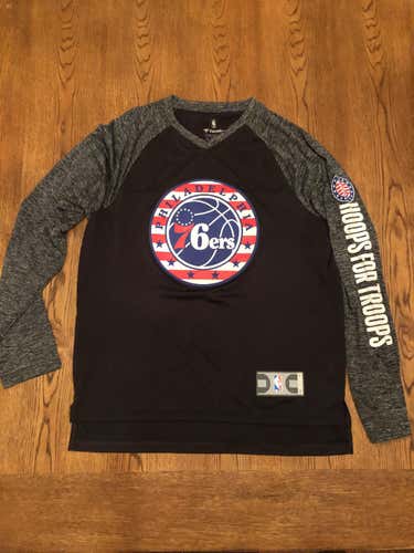 Philadelphia 76ers Longsleeve Shirt  Large