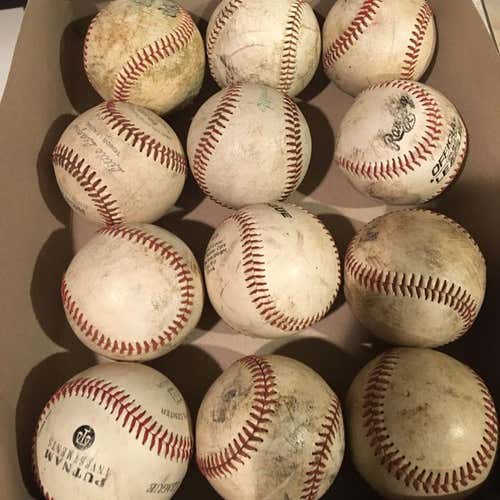 Used Dozen Baseballs