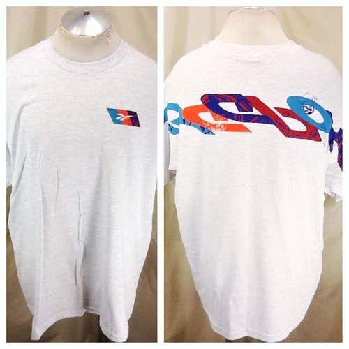 VINTAGE 90'S REEBOK CLASSIC LOGO (XL) RETRO GRAPHIC ACTIVE WEAR T-SHIRT GRAY