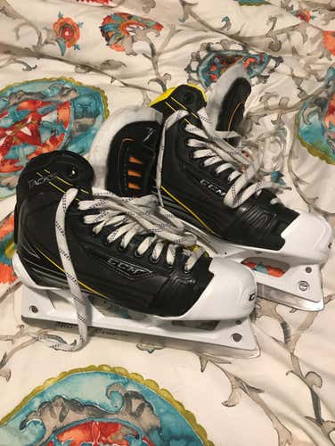 CCM TACK GOALIE SKATES CANADIAN MADE
