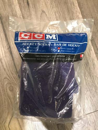 Ccm Purple Youth 24” Socks