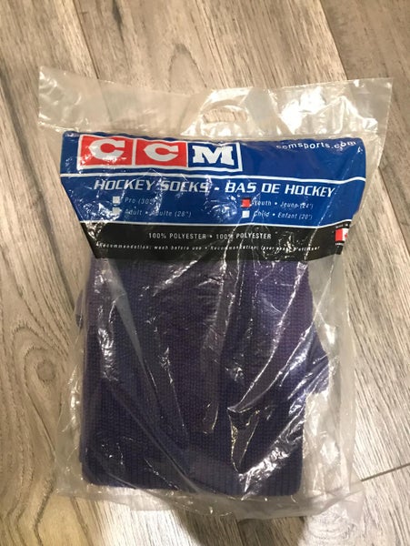 Ccm Purple Youth 24” Socks