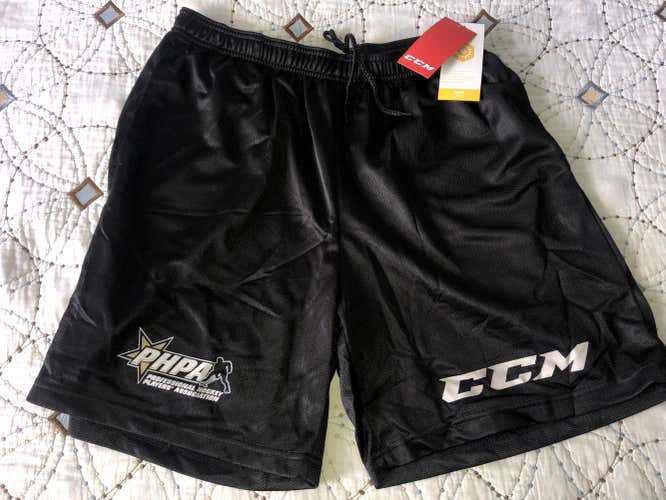New CCM Gym Shorts with tags, PHPA, AHL ECHL