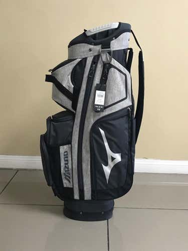 2018 Mizuno Golf BR-D4c Cart Bag [Grey/Black] [*No Trades*]