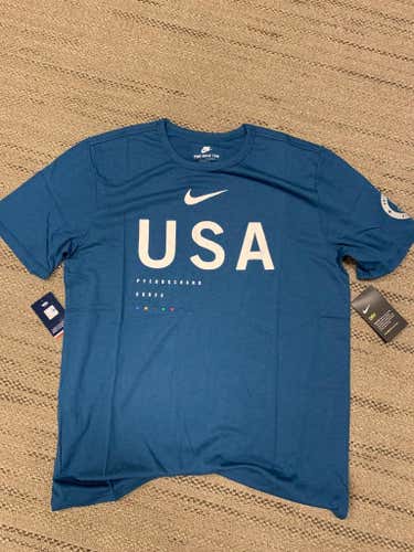 New Nike TEAM USA Training Shirt Pyeong Chang 2018