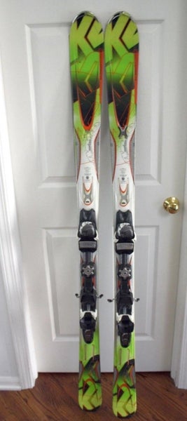 K2 RICTOR SKIS SIZE 167 CM WITH MARKER BINDINGS