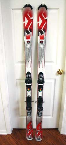 K2 AMP STRIKE SKIS SIZE 167 CM WITH SALOMON BINDINGS