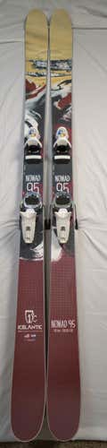 Icelantic Nomad 95 Skis 191cm with Look Pivot 18 din Bindings New