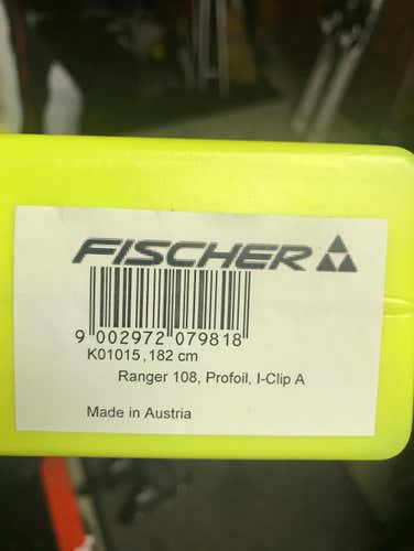 Fischer Profoil 182cm - Fischer Ranger 108