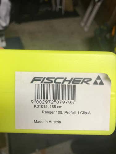 Fischer Profoil 188cm - Ranger 108