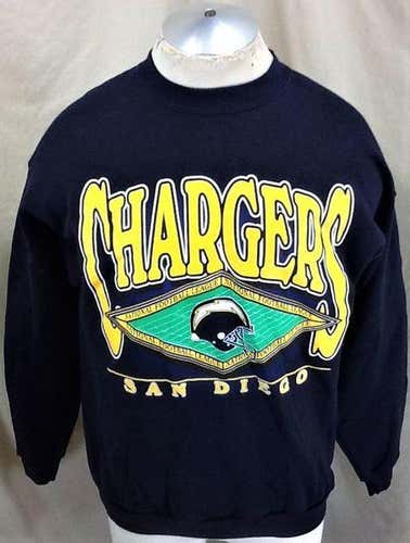VINTAGE 90'S SAN DIEGO CHARGERS FOOTBALL (LARGE) RETRO NFL CREW NECK SWEATSHIRT