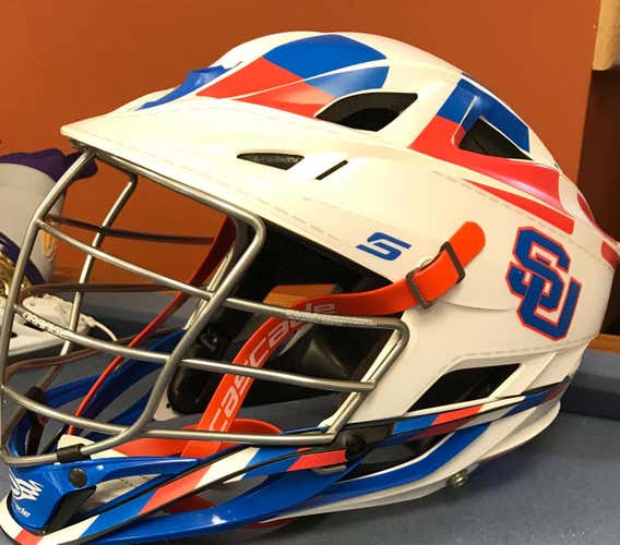 Limited Edition Syracuse Lacrosse Throwback Helmet