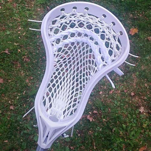 Lacrosse Head Hand Strung w/ STX Semi-Soft Mesh & USA Made Strings