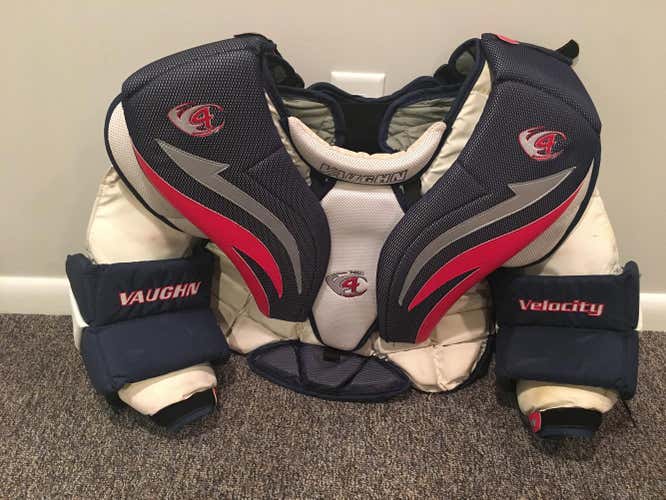Vaughn 7450 Velocity 4 Chest & Arm Pads - Sr. Small