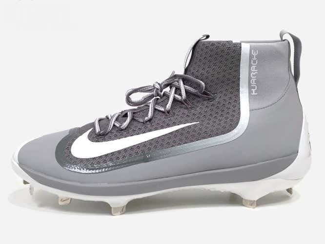 New Nike Air Huarache 2KFilth Metal Men's Baseball Cleats sz 14 Cool Grey White 749359-011