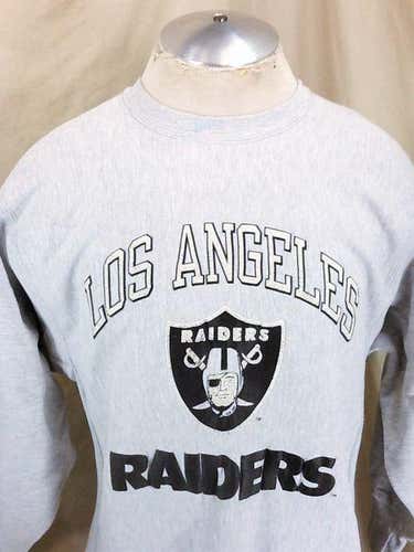 VINTAGE 90'S CHAMPION LOS ANGELES RAIDERS (XL) NFL FOOTBALL REVERSE WEAVE SWEATSHIRT