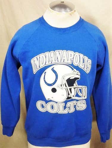 VINTAGE INDIANAPOLIS COLTS (LARGE) NFL FOOTBALL CREW NECK GRAPHIC SWEATSHIRT