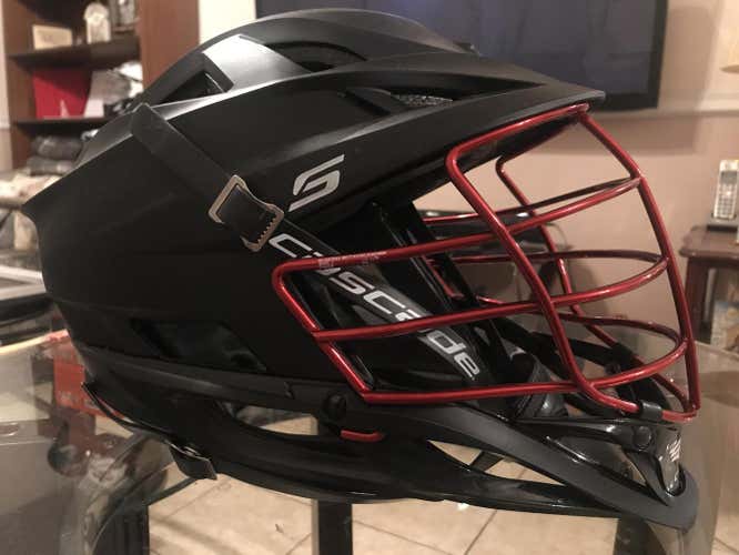 LN Matte Black/Red Cascade S